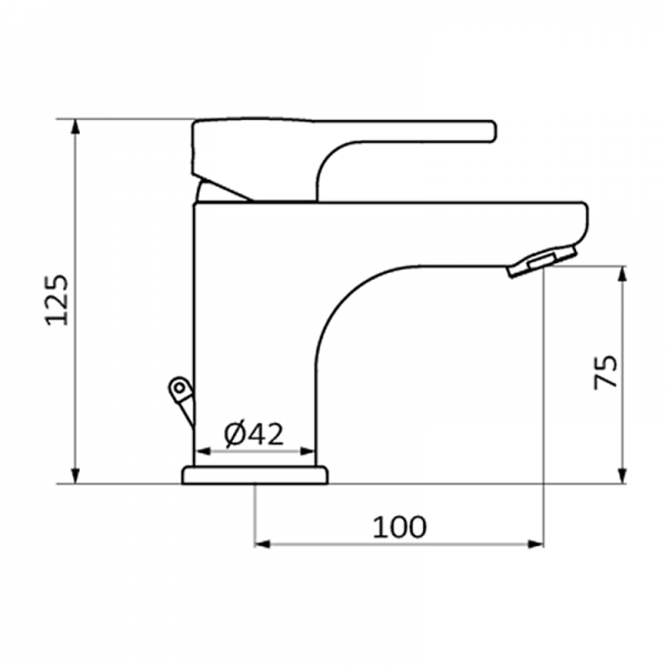 Смеситель для раковины ECO PRIME GRB MIXERS 15526150  - Вид №1