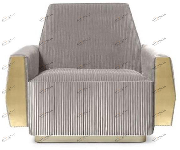 Essential Home Кресло из ткани с подлокотниками Doris sun-id-1511399