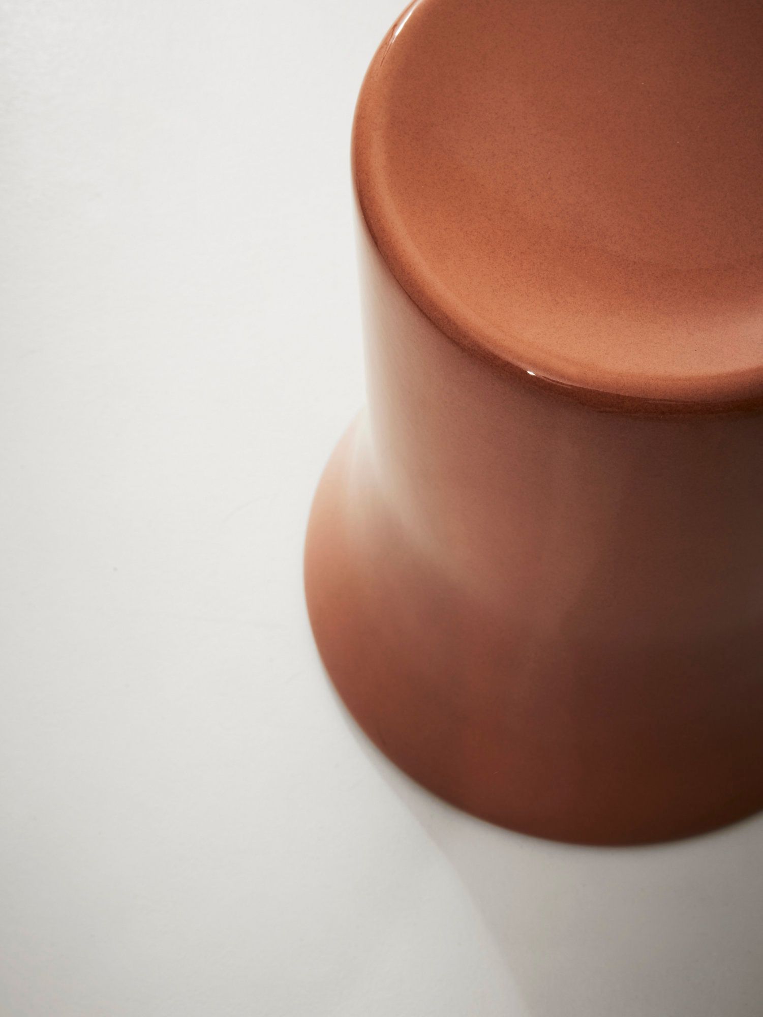 Круглый терракотовый журнальный столик Bolzan IN GIRUM ARCH-00093943 - Вид №2