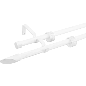 Карниз двухрядный раздвижной d19/16 мм наконечник скол 160-320 см цвет прованс