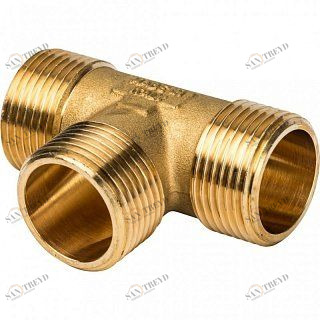 Тройник НР 1" латунь STOUT SFT0017000111