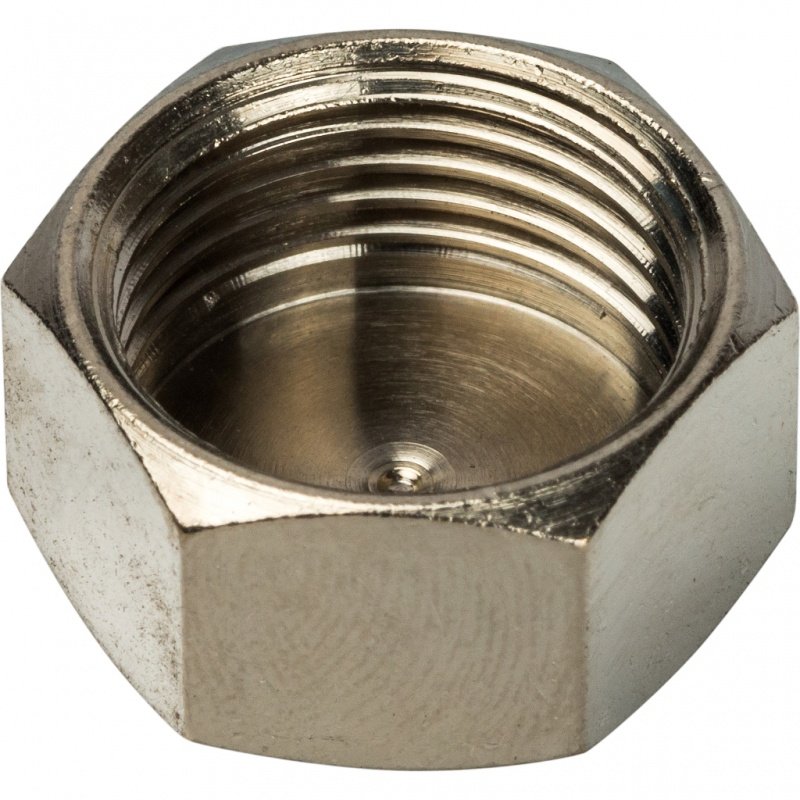 Заглушка ВР 3/8" никель STOUT SFT0027000038 - Вид №2