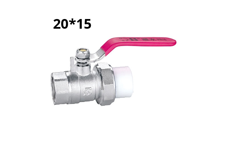 30401 Кран шаровой латунный под PPR 20x1/2 внутренняя резьба с полусгоном LAB.Space 