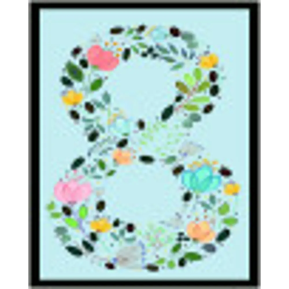 Цифра «8» самоклеящаяся 50x40 мм пенополиэтилен цвет глянцевый мультиколор DUCKANDDOG STLM-2055674