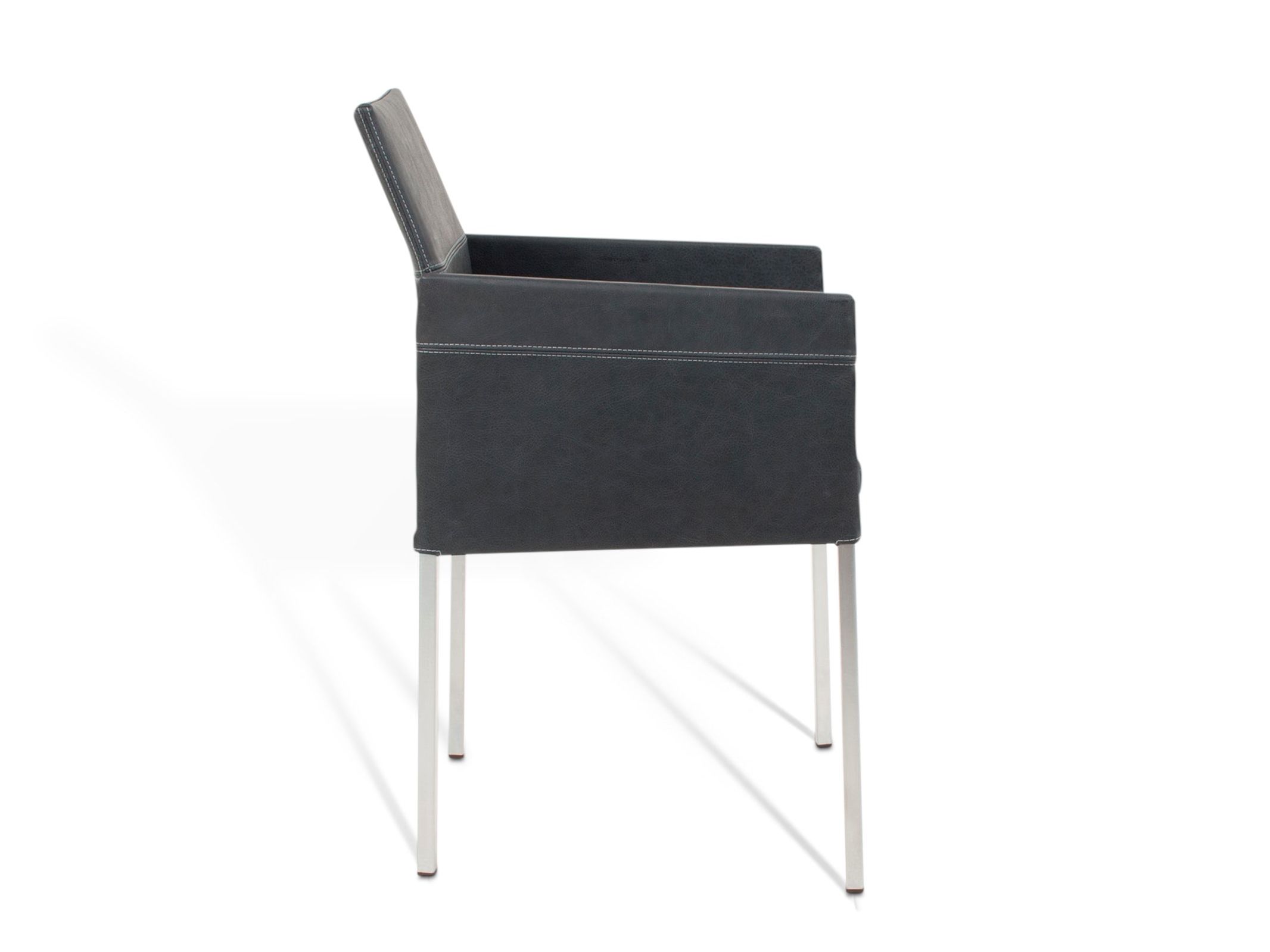 Кожаный мягкий стул с подлокотниками KFF Texas Flat ARCH-00148791