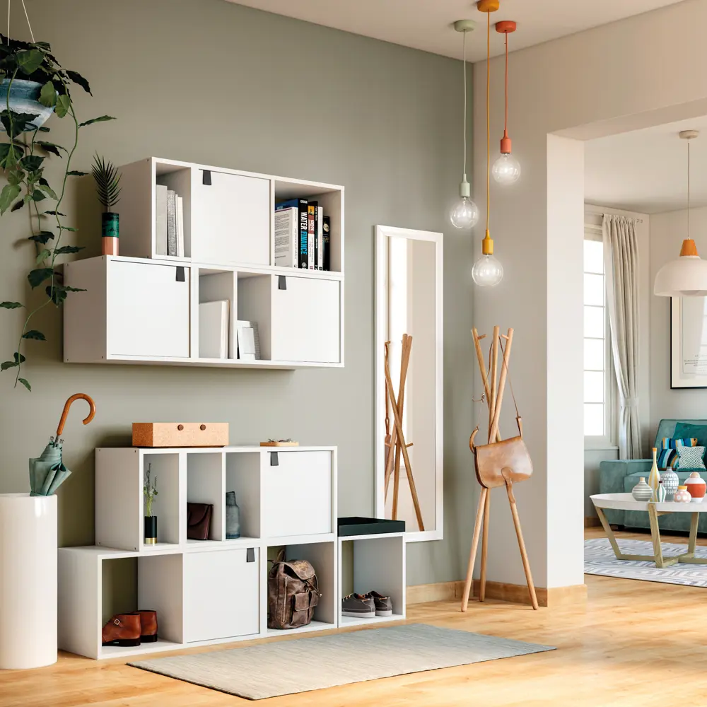 Стеллаж SPACEO KUB 1К, 36х36х31,7 см, цвет белый STLM-2018908 - Вид №2