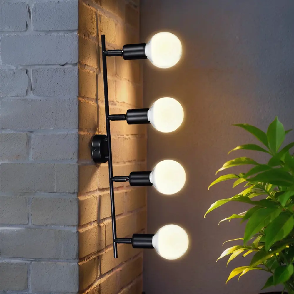 Люстра потолочная Реал 4 лампы 12 м² цвет черный РОССВЕТ STLM-2149890 - Вид №11