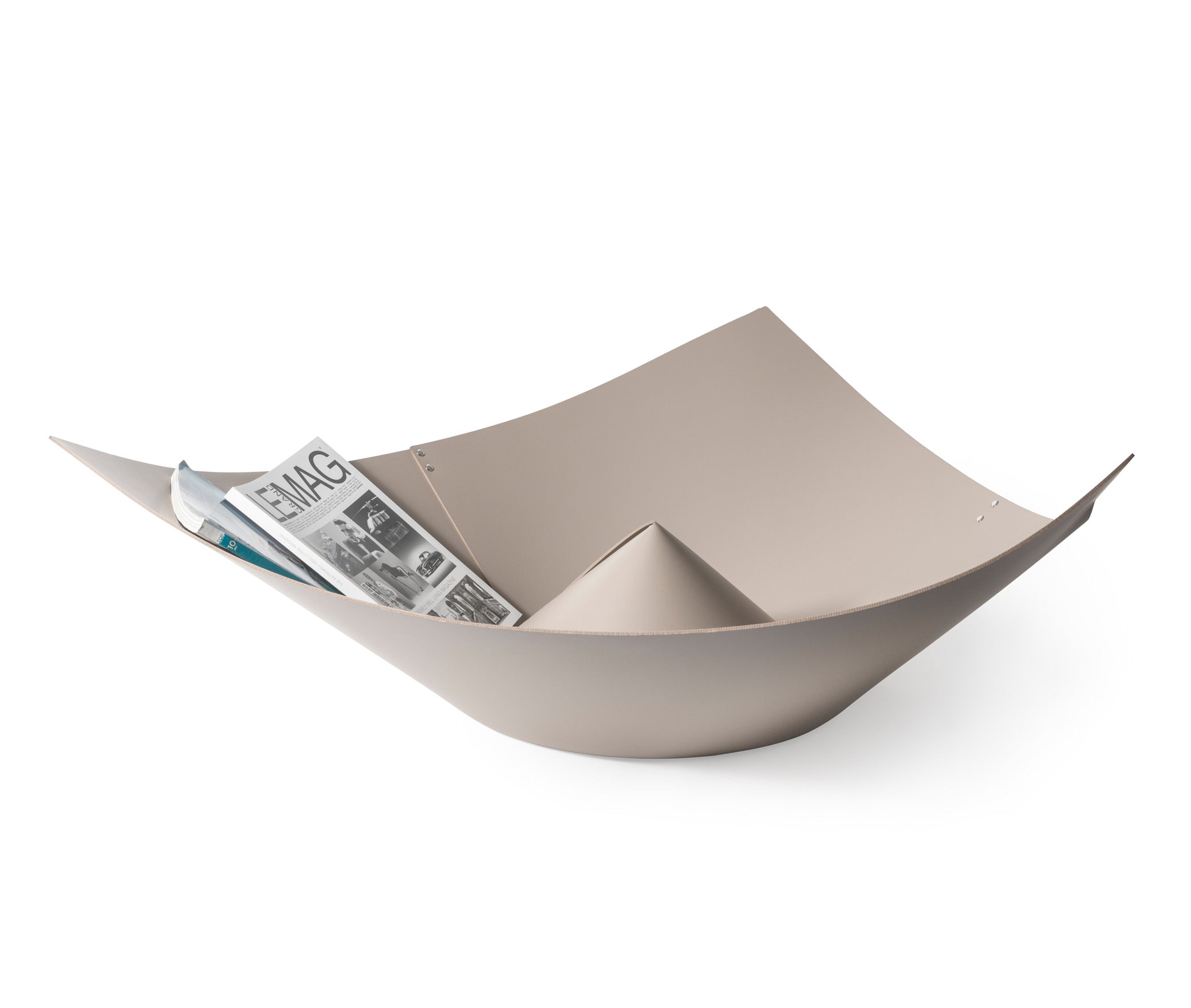 Корзина Сомбреро - 66X66XH25 см / регенерированная кожа_coffee Pinetti 00.1148.082.015 - Вид №1