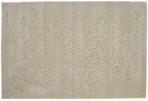 Ligne Roset Прямоугольный шерстяной коврик с геометрическими мотивами