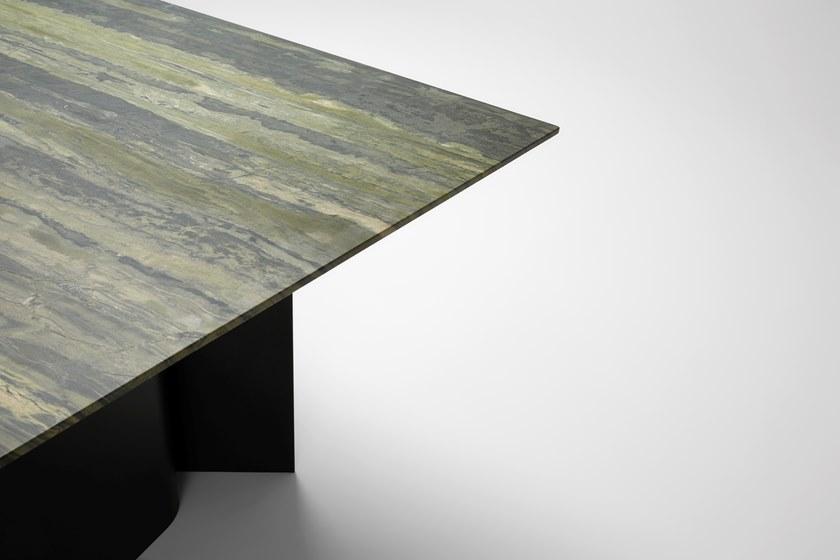 Ross Gardam Прямоугольный стол из алюминия и кварцита Breeze Bd01 - Вид №2