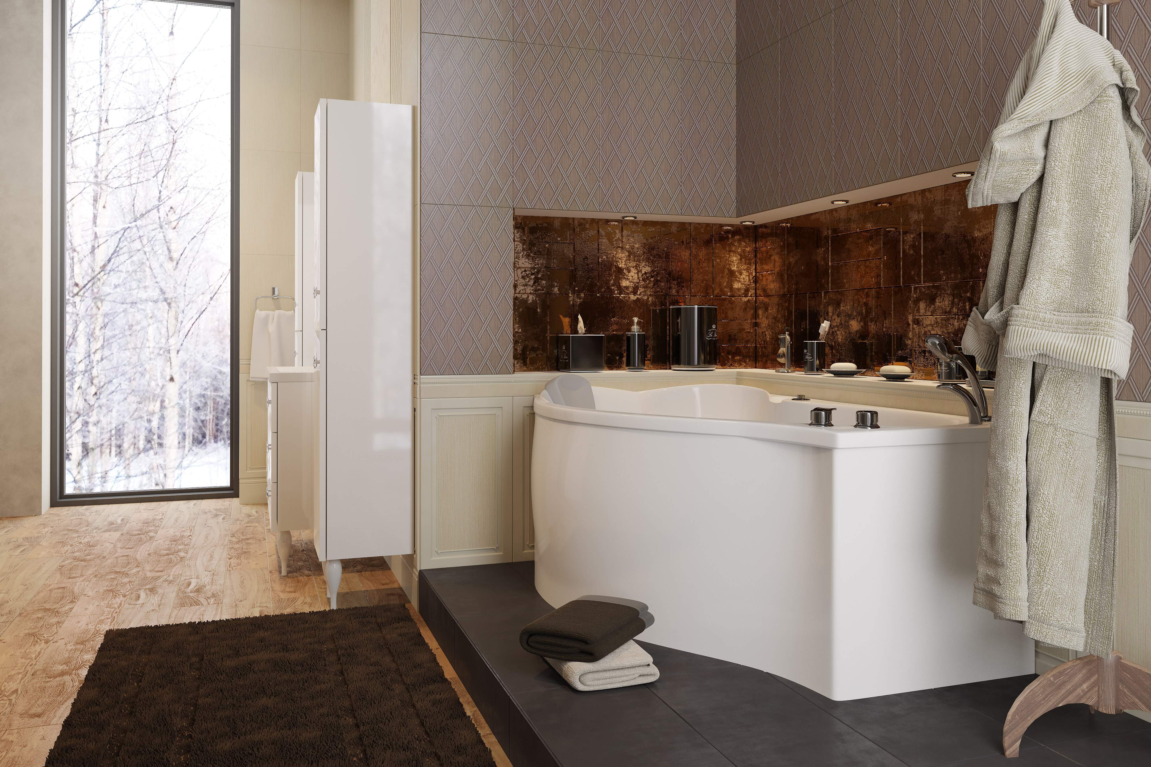 07867 Ванна Marka One GRACIA 160x95 1 Marka GRACIA - Вид №3