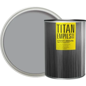 Грунт-эмаль по ржавчине Ореол Titan цвет серый 0.9 кг