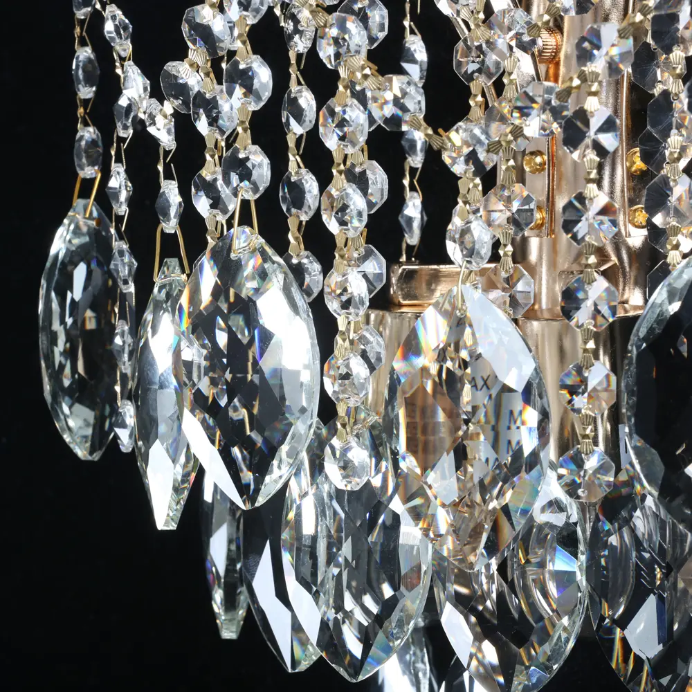 Бра «Бриз 8» E27х2 60 Вт цвет золотой DE CITY STLM-2192323 - Вид №4