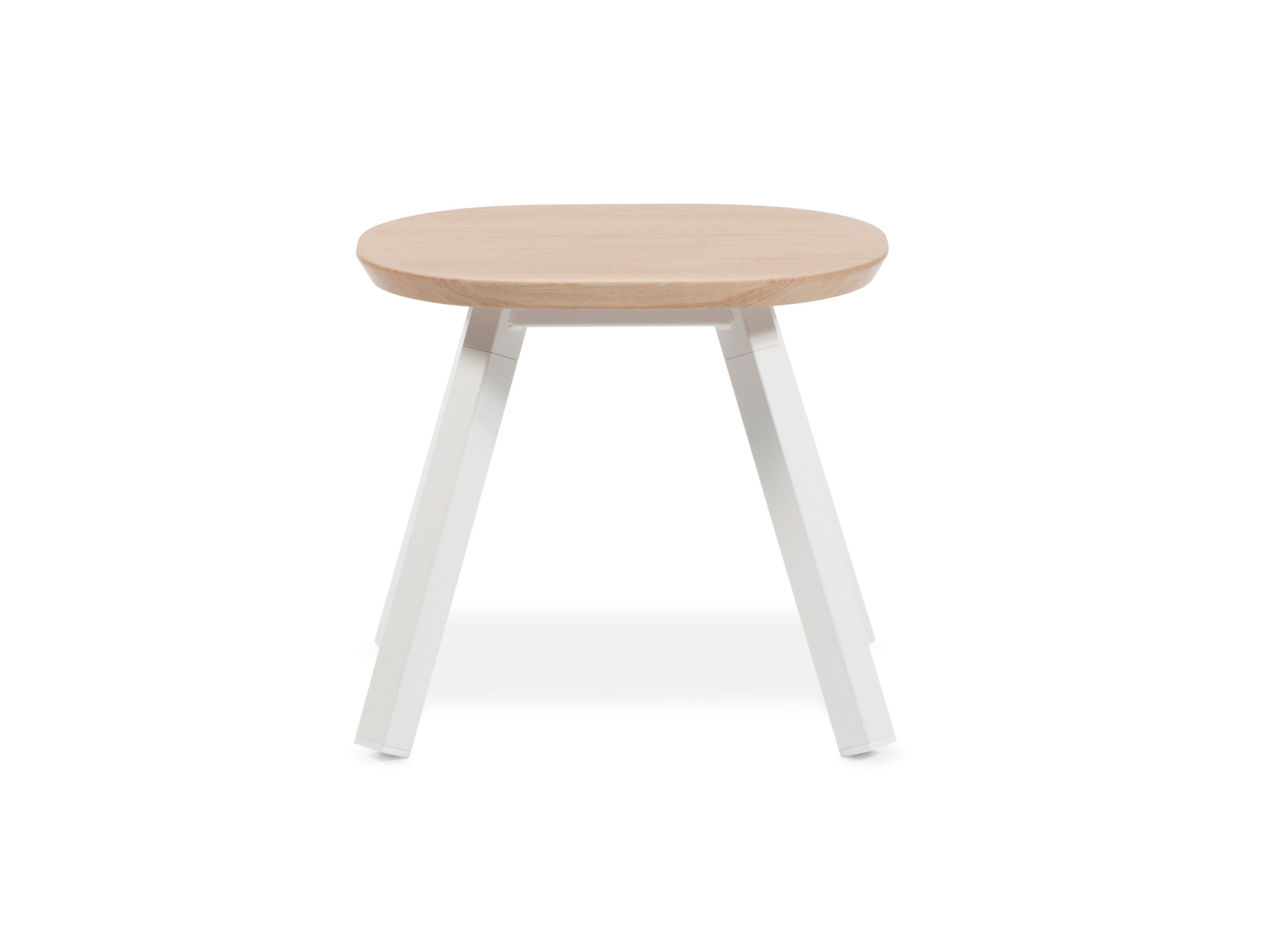 Низкий табурет из дуба с окрашенной стальной основой RS Barcelona YOU AND ME ARCH-00077358 - Вид №2