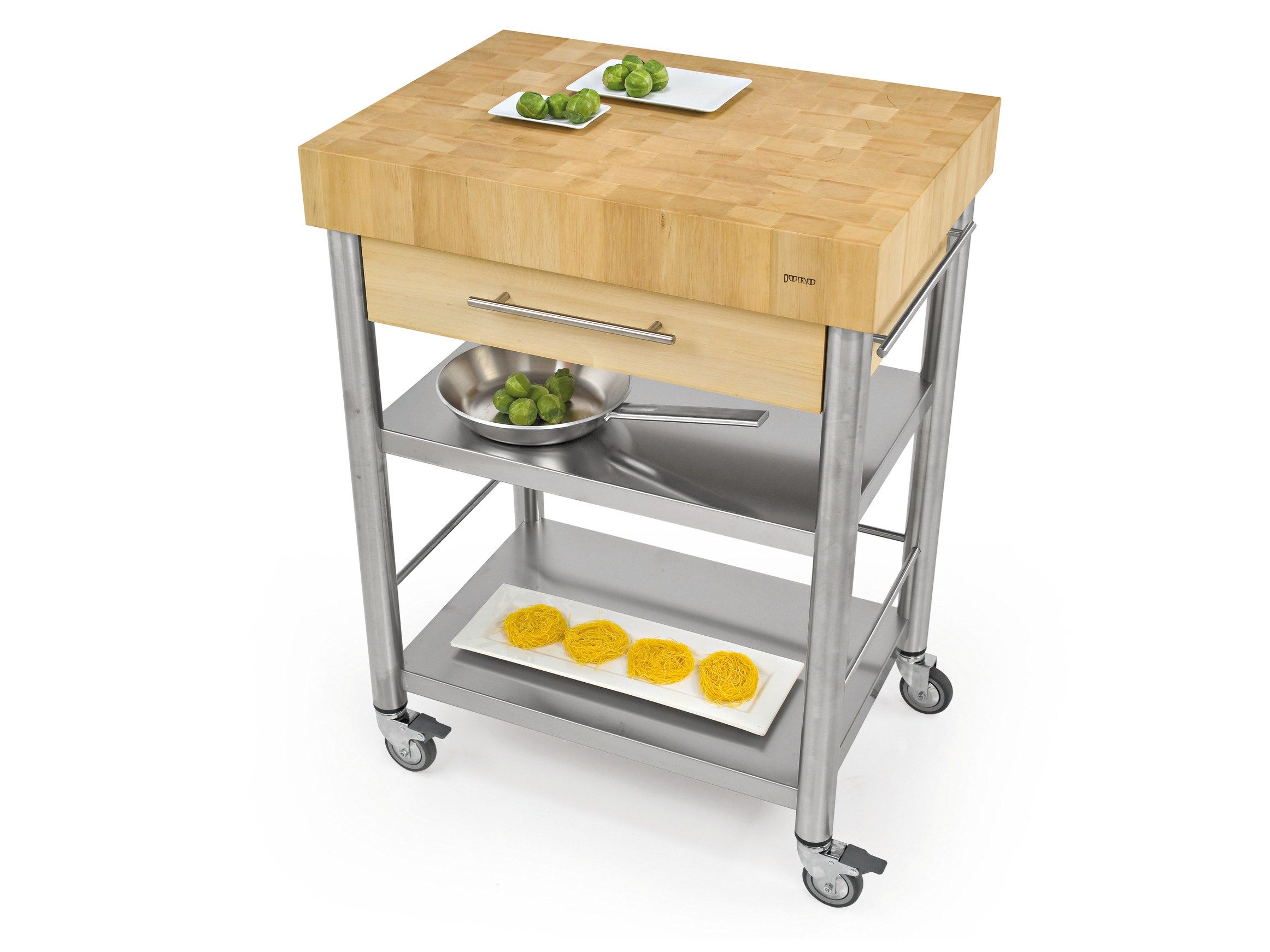 Отдельно стоящий кухонный модуль из нержавеющей стали и дерева JOKODOMUS Auxilium ARCH-00053725