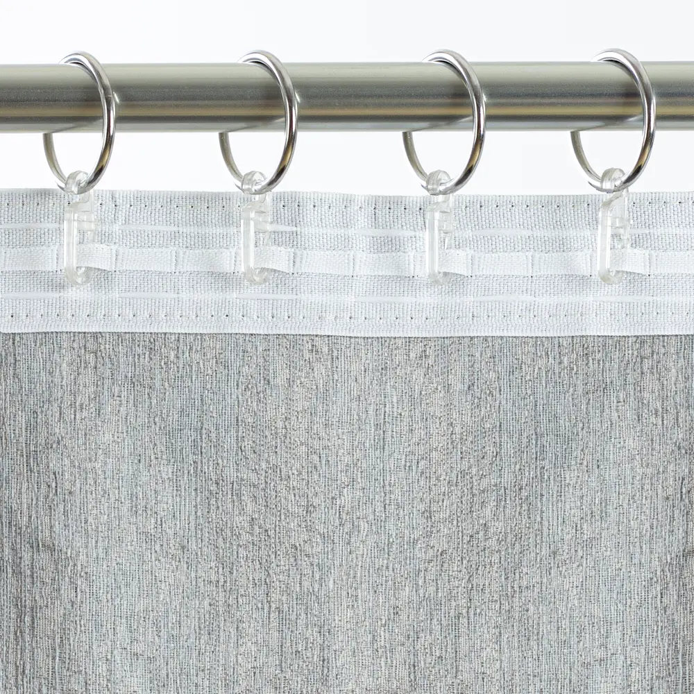 MIAMOZA Штора Торонто на ленте 200x280 см серо-бежевый жаккард 89398905 STLM-1570520 - Вид №7