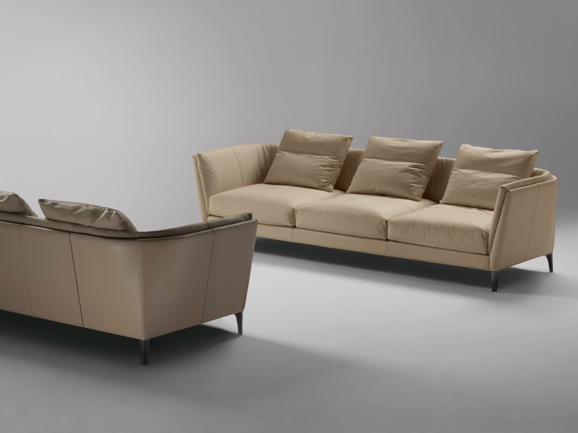 3-местный кожаный диван Poltrona Frau коллекция-диваны и кресла ARCH-00032404 - Вид №1