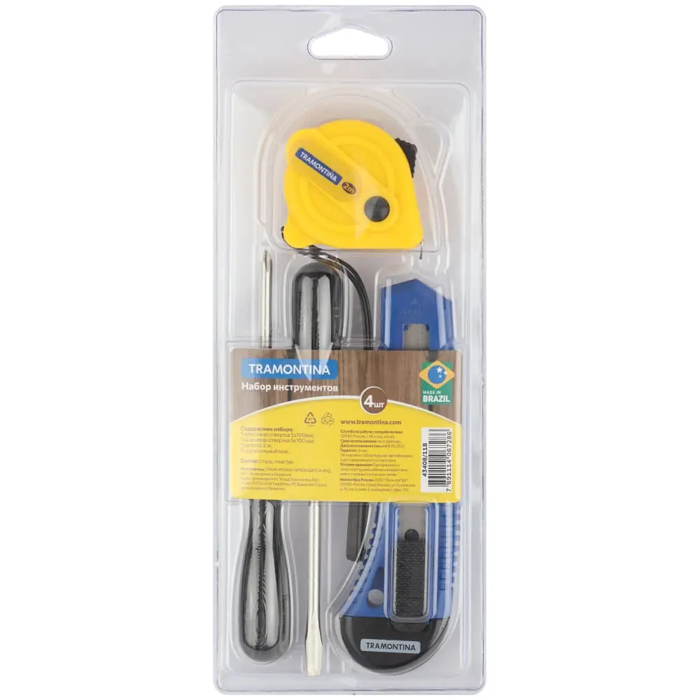 Набор инструментов Tramontina 43408/118, 4 предмета STLM-2186946 - Вид №2