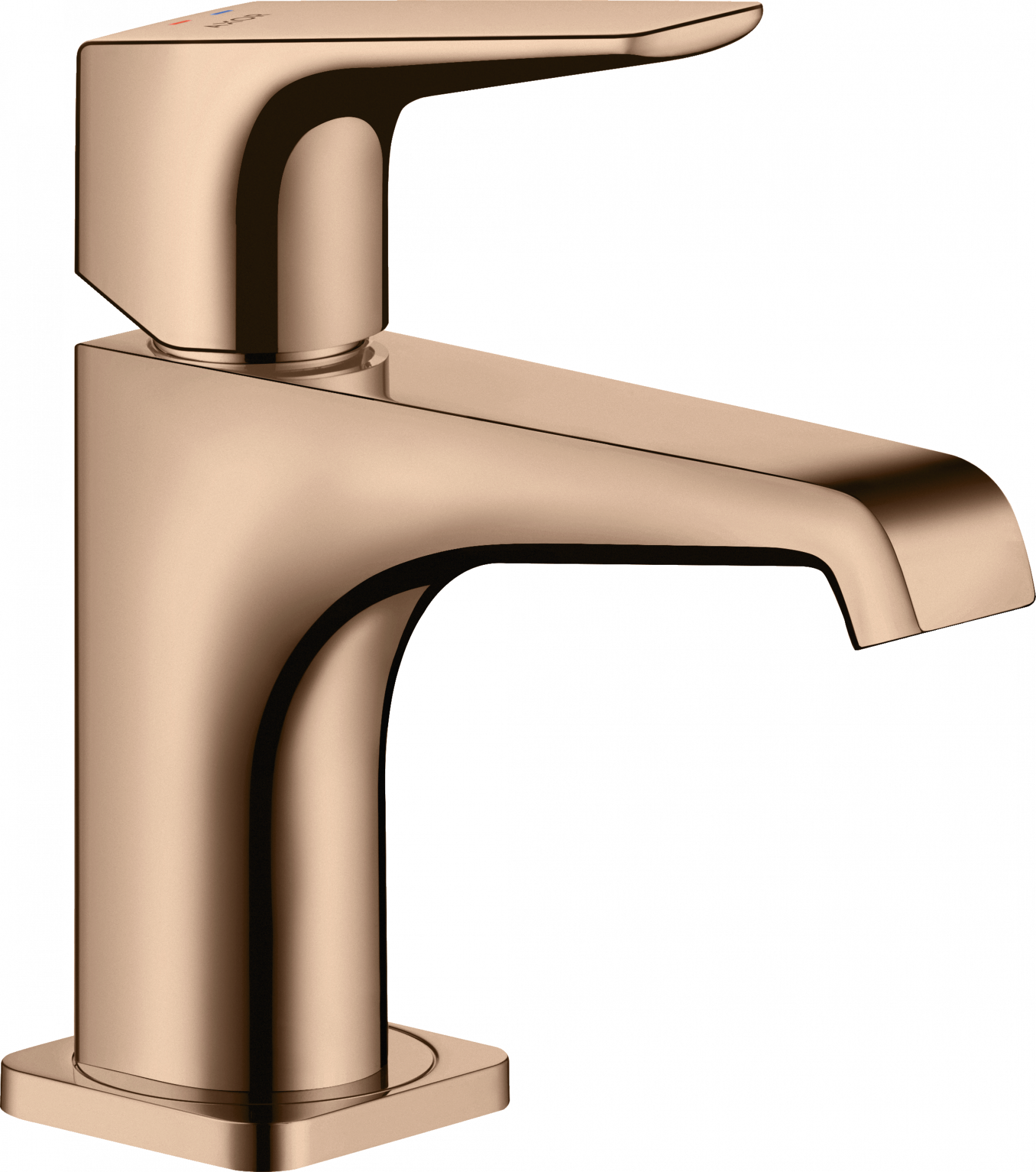 36112300 Смеситель для раковины 90, однорычажный, с рычажной ручкой, для умывальников со сливным гарнитуром AXOR CITTERIO E