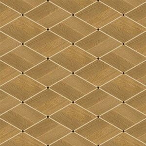 Художественный паркет Da Vinci Щитовой 26-073 Дуб (Гладкая) 500х500 мм.