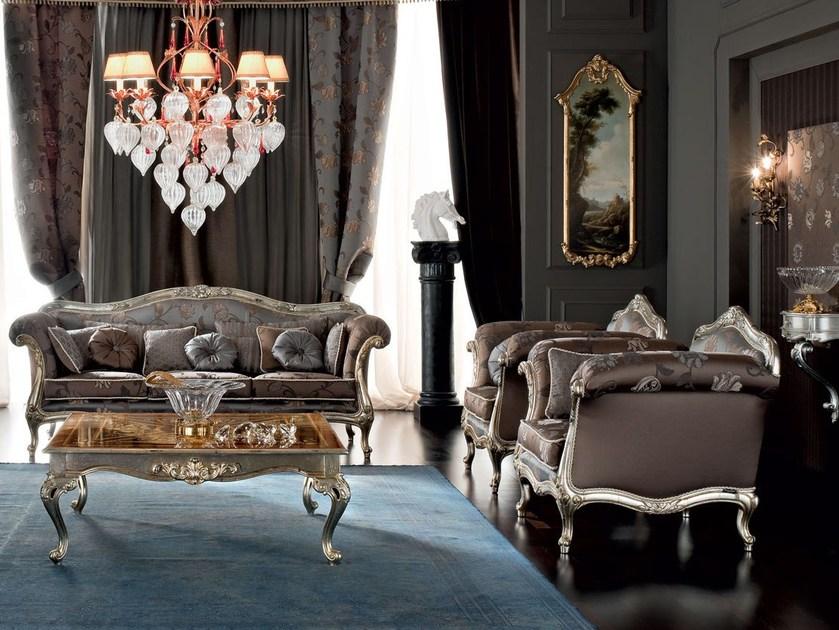 Modenese Gastone Низкий квадратный журнальный столик из массива дерева Casanova sun-id-1384648 - Вид №2