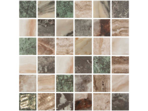 Переработанная стеклянная мозаика