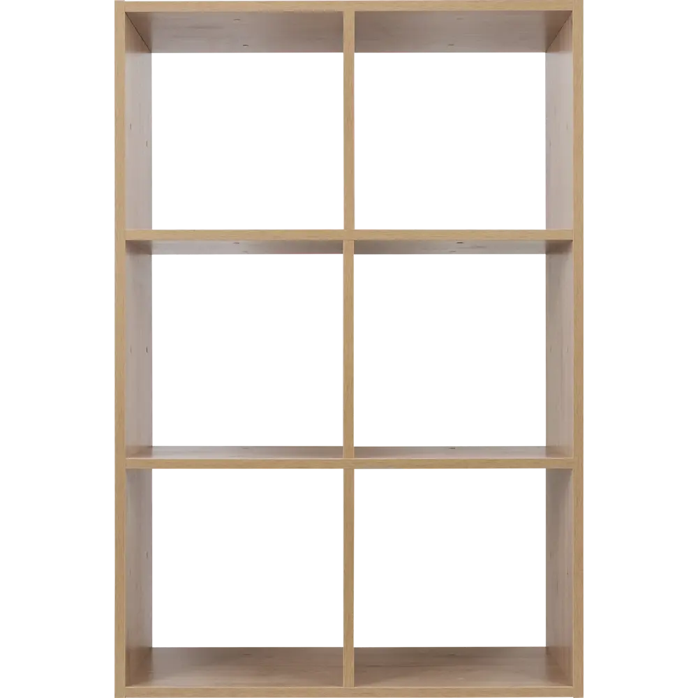 SPACEO Стеллаж «Куб» модульный на 6 секций в стиле гикори джексон 82731884 STLM-0034875 - Вид №4