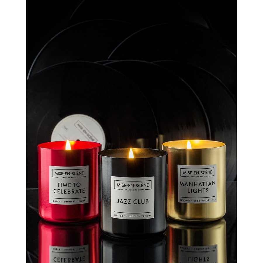 Свеча ароматическая Mise En Scene Time To Celebrate AMBIENTAIR  00-3894983 Красный  - Вид №1