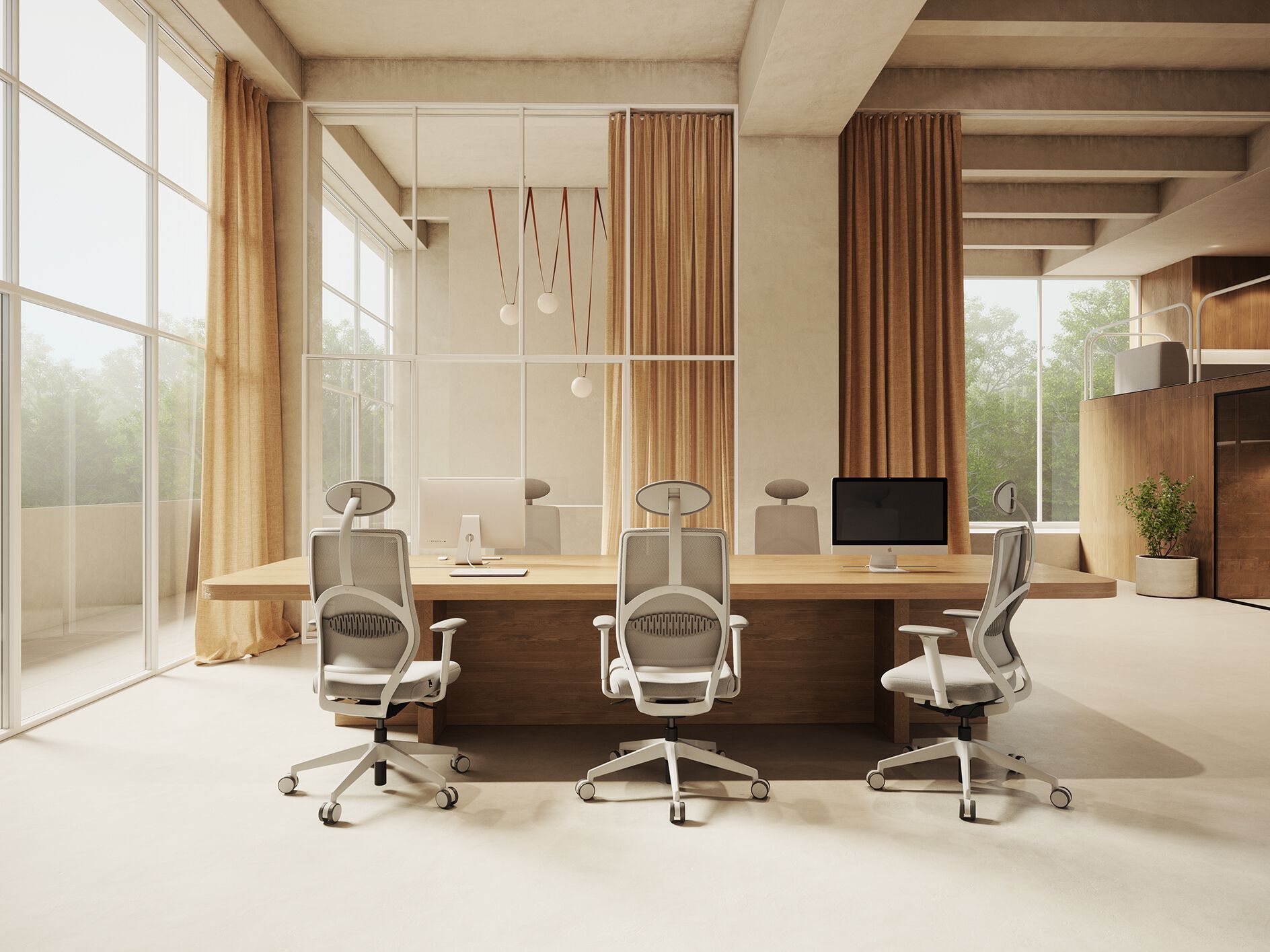 5-спицевое вращающееся офисное кресло с подголовником LD Seating Arcus ARCH-00144822 - Вид №4