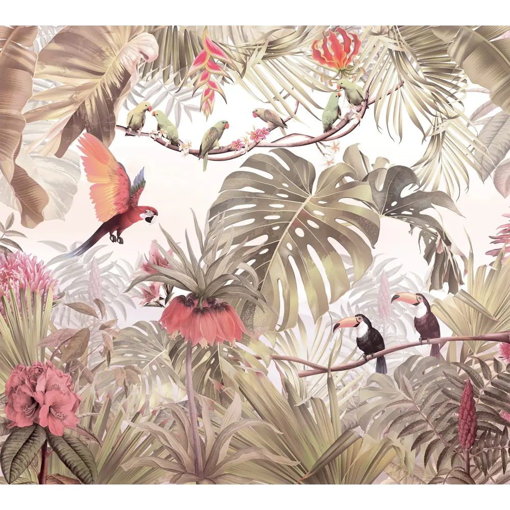 Фотообои Солнце в тропиках флизелиновые, 300x270 см, L13-259 FBRUSH 3D FLIZART STLM-2098800