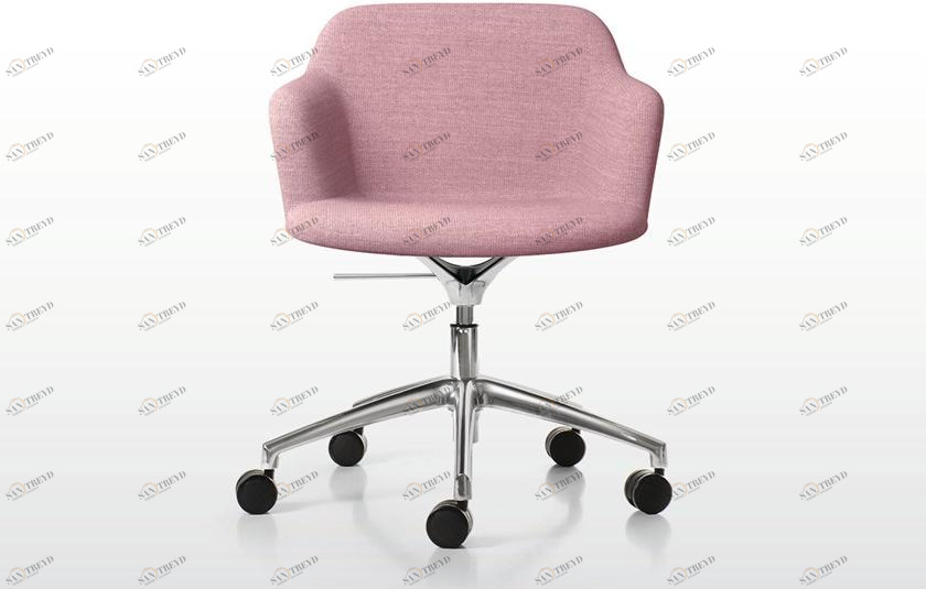 Мягкое вращающееся кресло с 5 спицами Deep plastic Santreyd sun-id-1456806