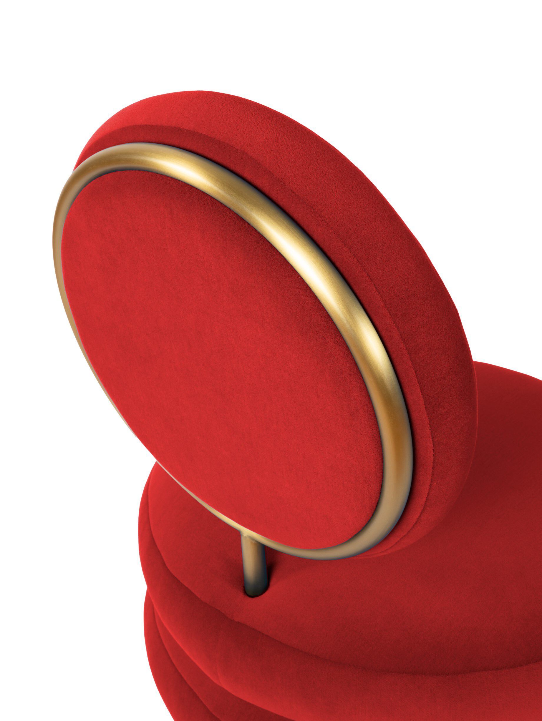 Бархатное вращающееся кресло ROYAL STRANGER GRACE ARCH-00114099 - Вид №4