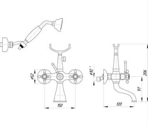 ML.LAD-902.CR Смеситель Migliore Lady - Вид №4