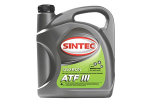 16330879 Масло трансмиссионное (4 л; ATF III G Dexron) Обнинскоргсинтез 900265 Sintec