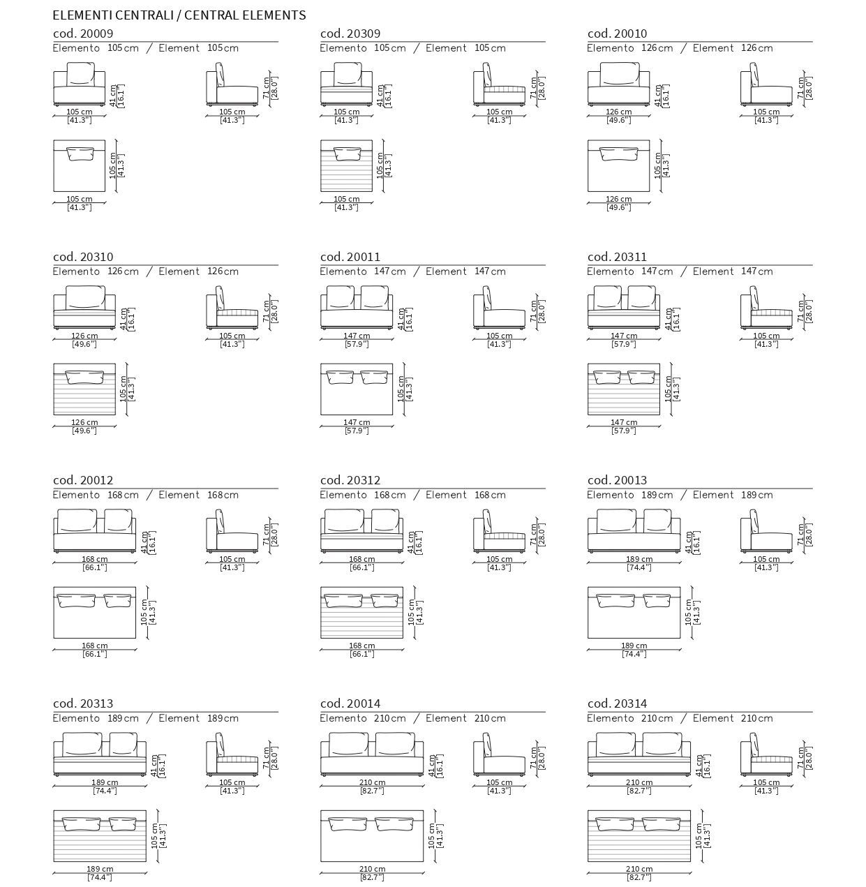 Кожаный модульный диван Frigerio Эдди ARCH-00080524 - Вид №6