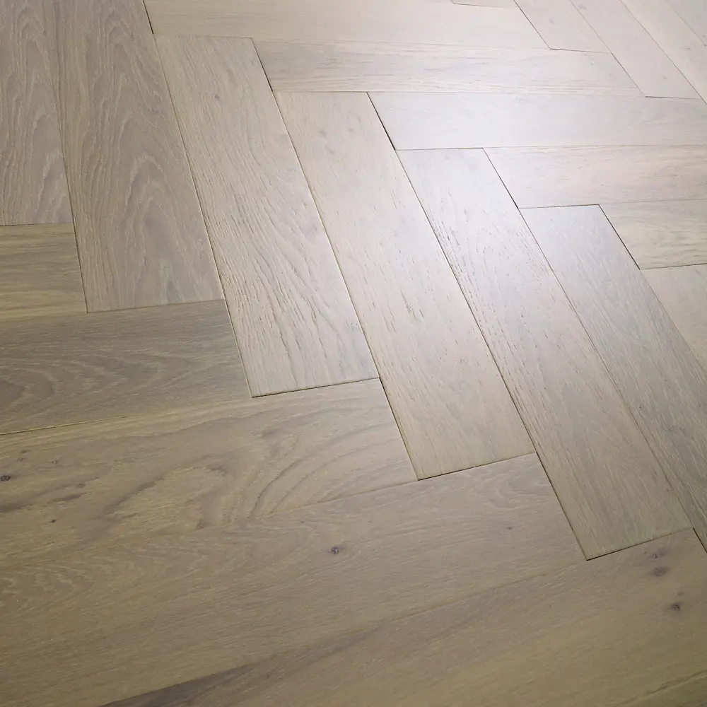 Инженерная доска однополосная «Английская ёлка Дуб уэмбли» лак 1.5 м2 Parquet Life STLM-2050148 - Вид №1