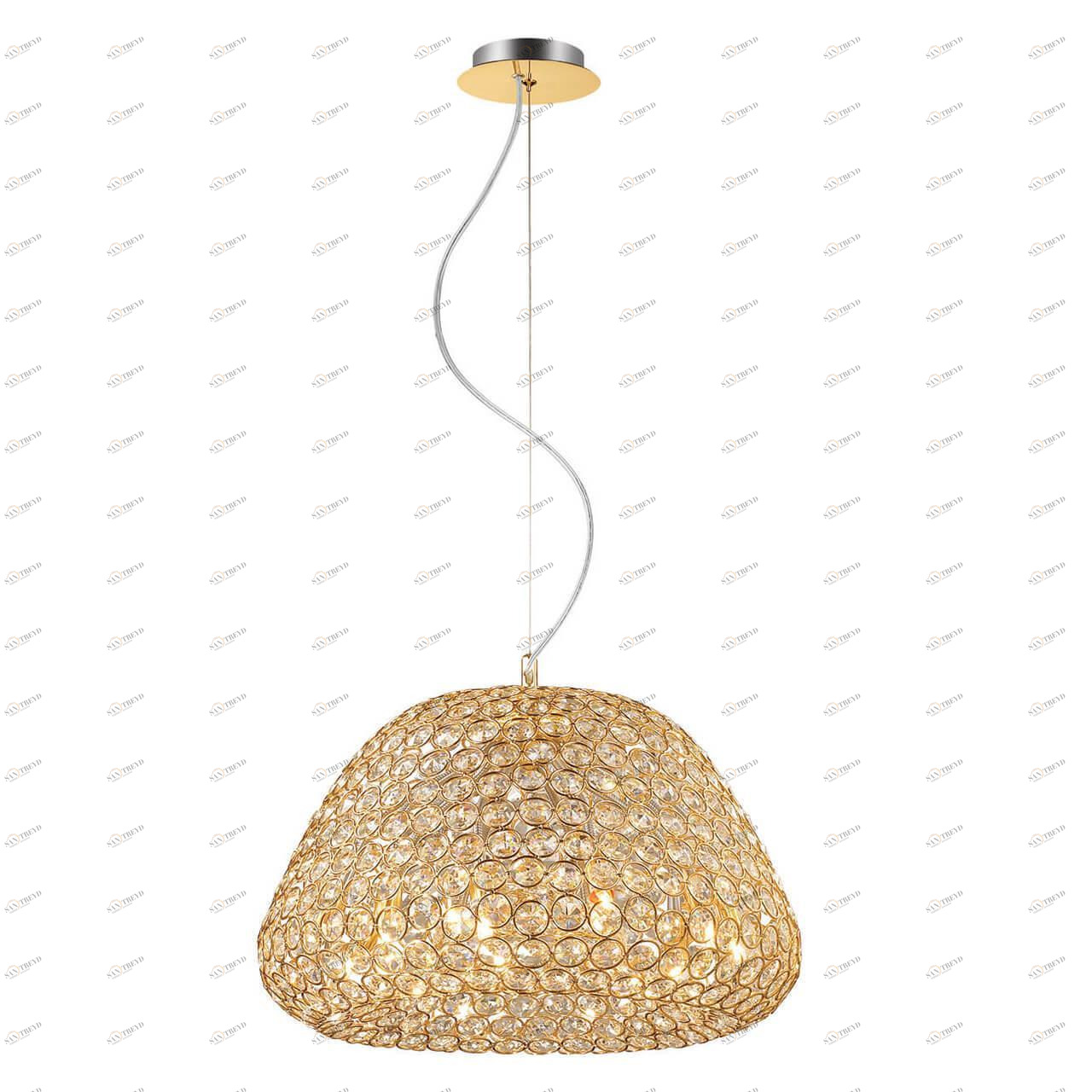 Подвесной светильник золотистый Ideal Lux King Oro King SP10 Oro IDEAL LUX ДИЗАЙНЕРСКИЕ, KING ORO 00-3889692 Золото 
