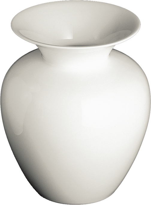 10532236 Dibbern Ваза Dibbern "Белый декор" 18см Фарфор костяной 