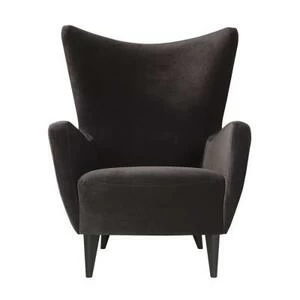 Кресло ELSA черное бархат