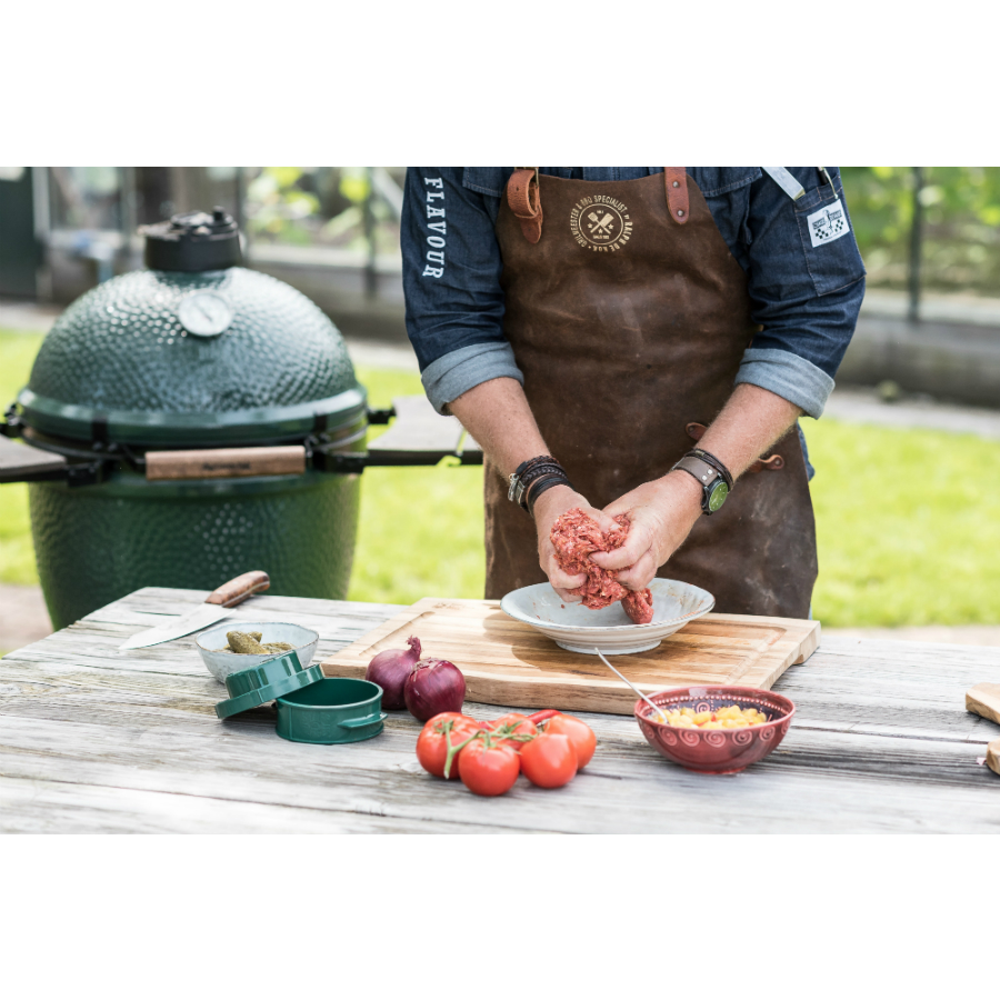 Пресс-форма для бургеров Big Green Egg, зеленая BGEBP - Вид №1