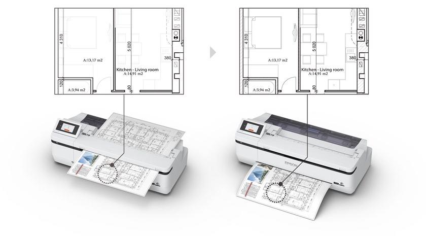EPSON ITALIA Многофункциональный технический принтер со встроенным сканером Surecolor™ sc-t C11cj36301a0 - Вид №1