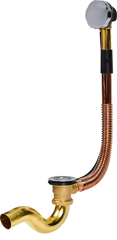 Слив-перелив Vidage золотистый для элегантной ванной 85199679