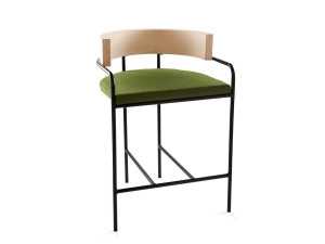 Высокий стул с мягким сиденьем