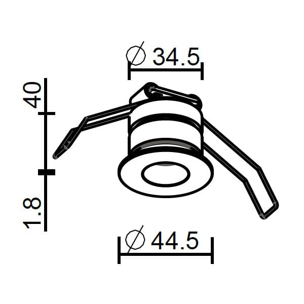 Алюминиевый светодиодный светильник Brillamenti SPOT ARCH-00008690 - Вид №16