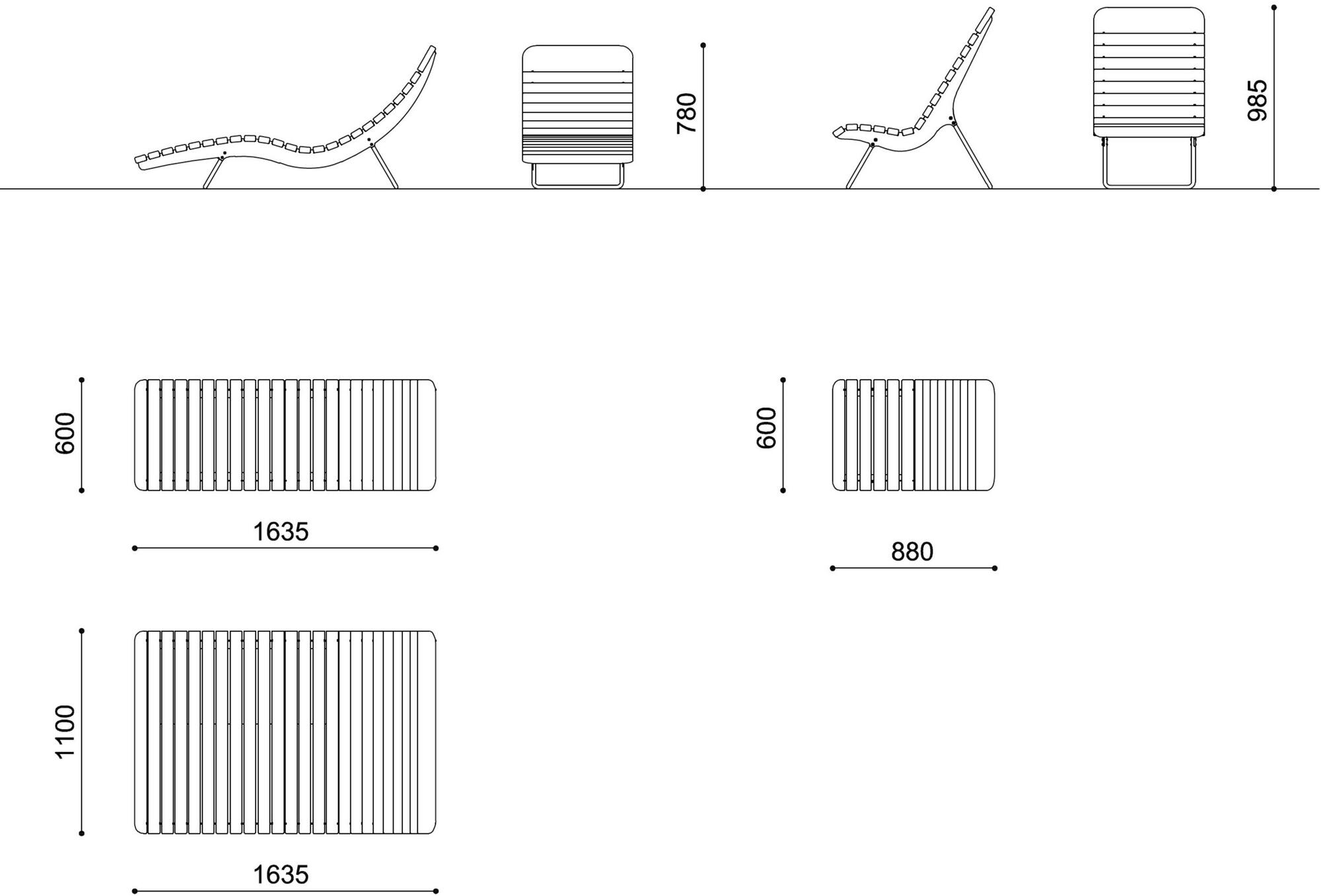 City Design Садовый стул из дерева  Bojon a/s/d  - Вид №5