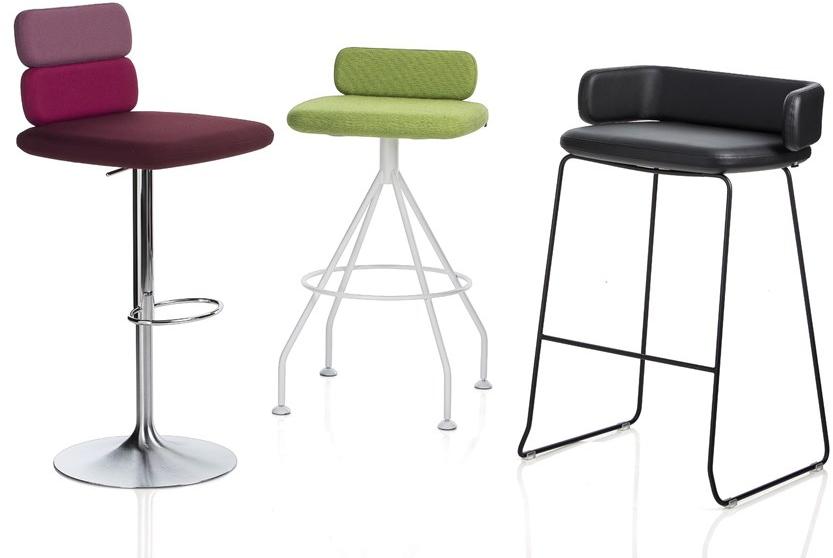 Luxy Стул на жердочке, обитый тканью, со спинкой Cluster Cl12 - Вид №2