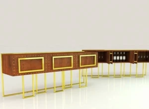 TrackDesign Консоль из стали и дерева  Iar09096