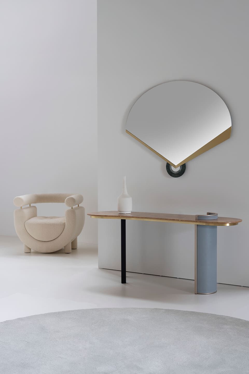 Тканевое кресло с подлокотниками Greenapple MEL ARCH-00109243 - Вид №13