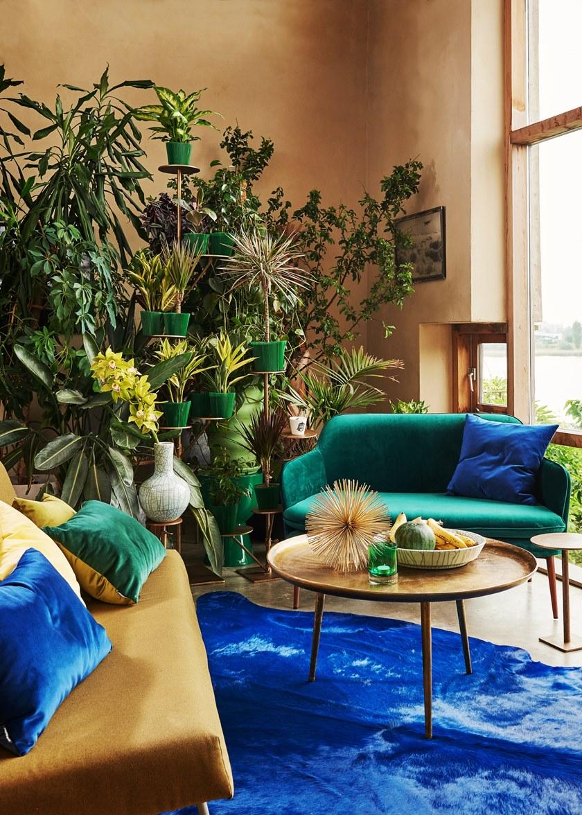 Pols Potten Круглый алюминиевый журнальный столик  390-070-074  - Вид №1