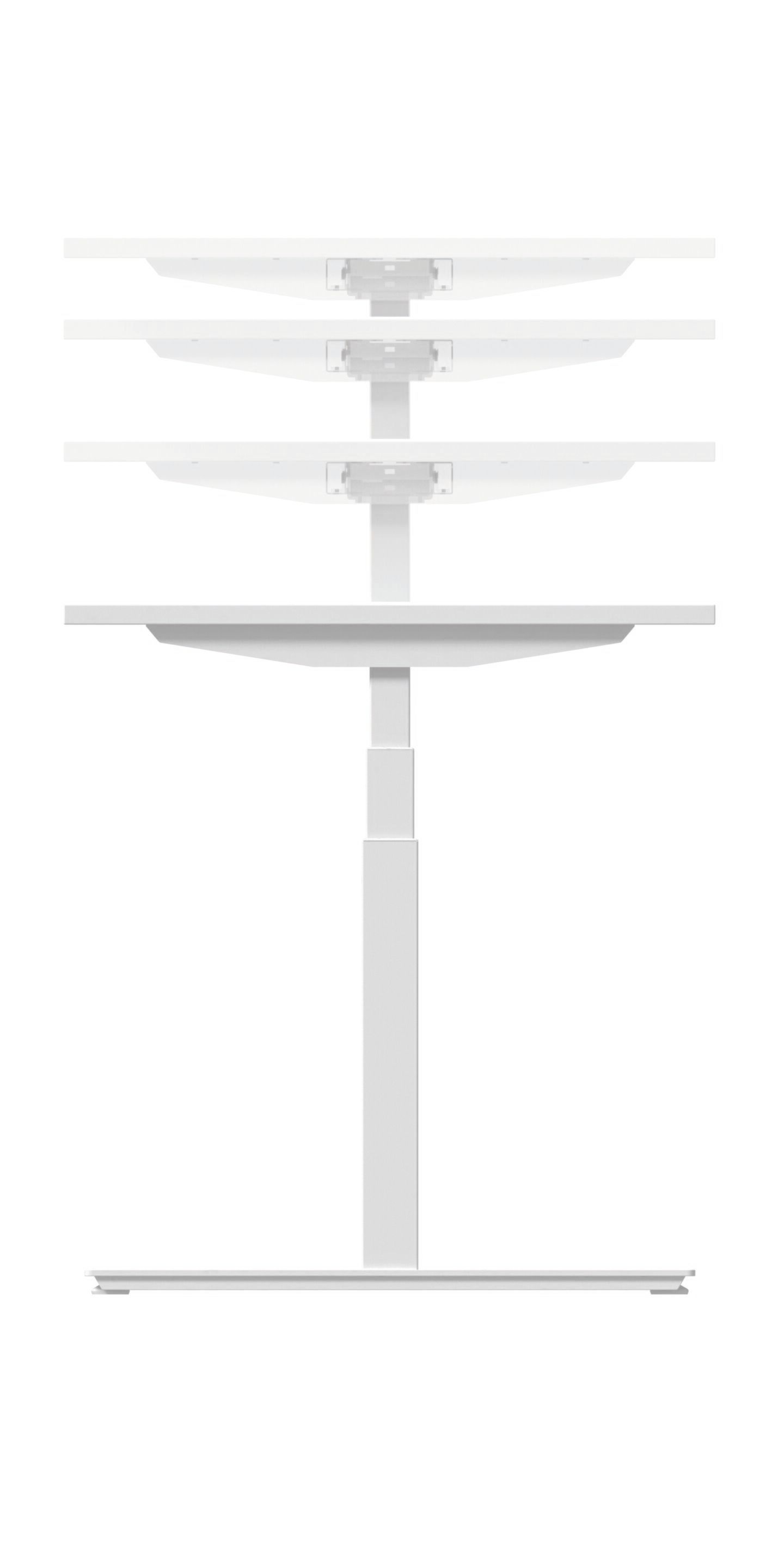 Регулируемый по высоте стол со встроенной полкой Bralco Winglet ARCH-00068103 - Вид №1